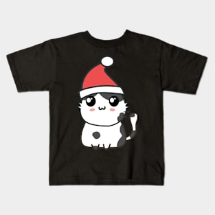 Christmas cat Kids T-Shirt